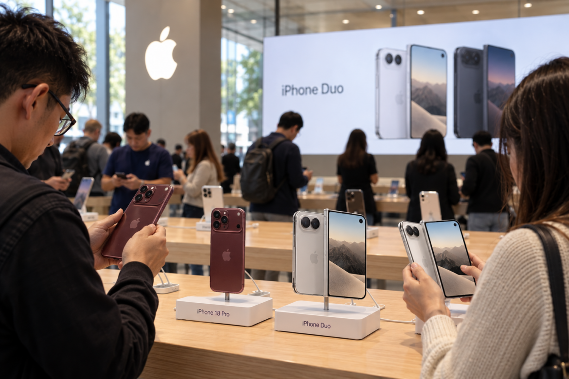 Apple stock hits record as iPhone Duo demand soars, but Wall Street warns